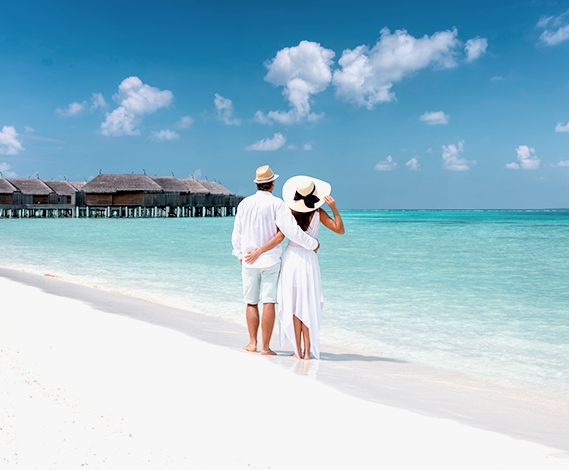 couple on beach